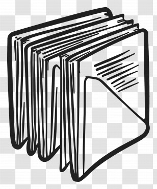 File - Illustration Of An Open Book Transparent PNG