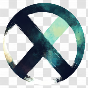 X Circle - Cross Symbol Transparent PNG