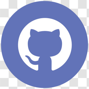 White Cat - GitHub Logo Illustration Transparent PNG