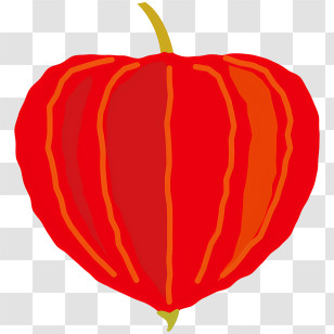 Icon - Red Heart-shaped Fruit Transparent PNG