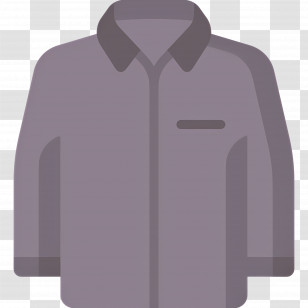 Shirt - Gray Shirt With Collar Transparent PNG