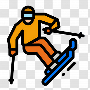 Skier - Skiing Adventure Transparent PNG