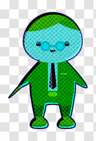 Professor Icon Miniman Icon Transparent PNG