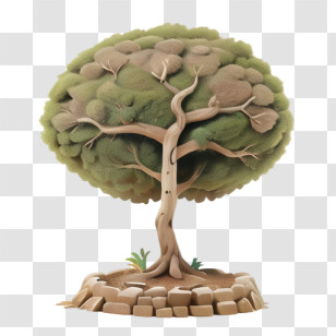 Abstract Tree - Cartoon Tree Illustration Transparent PNG