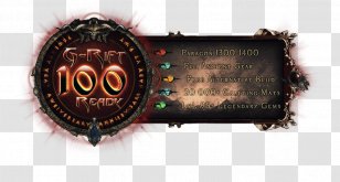 Rift Diablo III Brand Levelling - Iii - Hell Transparent PNG