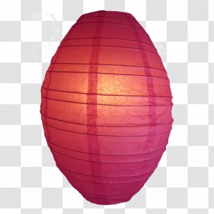Paper Lantern Lighting - Pink - Variety Transparent PNG
