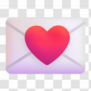 Love Letter Emoji - Romantic Love Letter Transparent PNG