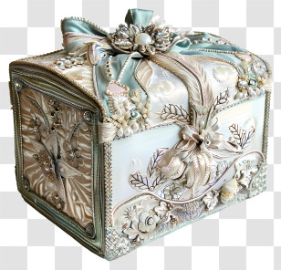 Gift - Ornate Decorative Box Transparent PNG