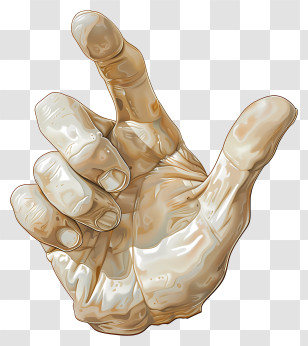 Hand - Realistic Hand Gesture Transparent PNG