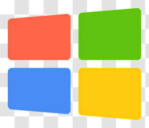 Windows Icon - Colorful Windows Logo Transparent PNG