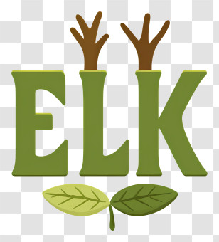 Elk Logo - ELK Nature Logo Transparent PNG
