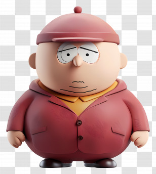 Eric Cartman - Cartoon Man In Red Outfit Illustration Transparent PNG