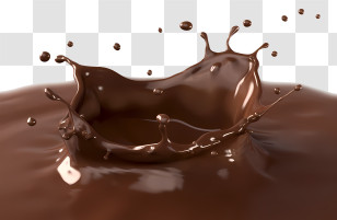 Chocolate - Delicious Chocolate Liquid Splash Transparent PNG