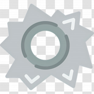 Bullet Hole - Gear Symbol For Settings Transparent PNG