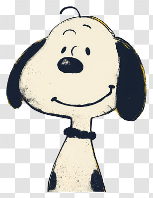 Snoopy - Cartoon Dog Character Illustration With Friendly Appearance Transparent PNG