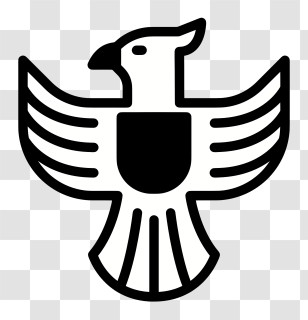 Garuda Logo - Black Bird Symbol Transparent PNG