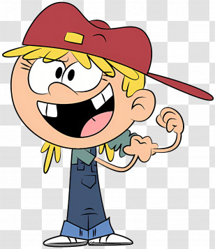 The Loud House - Cartoon Girl Wearing A Red Cap Illustration Transparent PNG
