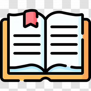 Open Book - Open Book Icon With Bookmark Transparent PNG