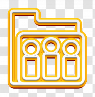 Group Icon Folder And Document Icon Transparent PNG