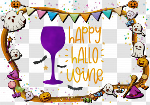 Cartoon Line Text Happiness Party Transparent PNG