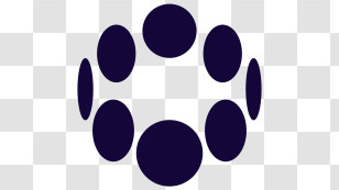 Luthmore Logo - Minimal Dot Circle Logo Transparent PNG