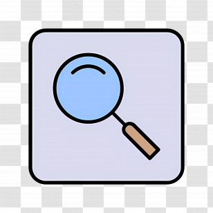 Search - Magnifying Glass Icon Transparent PNG