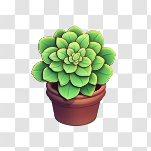 Succulent
 - Potted Succulent Plant For Home Decor Transparent PNG
