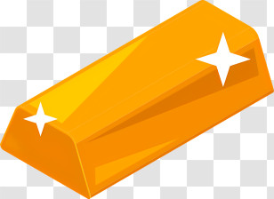 Finance - Shiny Gold Bar Illustration Transparent PNG