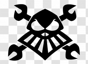 Piracy Rayman 2: The Great Escape Logo Symbol - Black And White - Decal Transparent PNG
