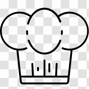 Chef Hat - Chef Hat Icon Transparent PNG
