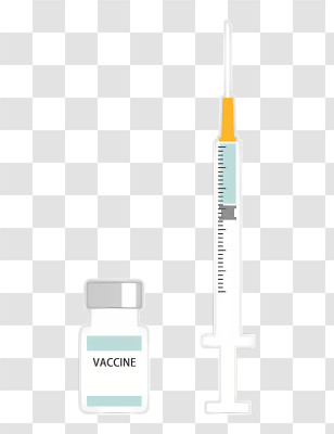 Icon - Vaccine And Syringe Illustration Transparent PNG