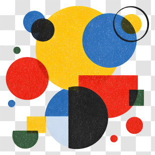 Colorful Bubble - Colorful Abstract Shapes Illustration Transparent PNG