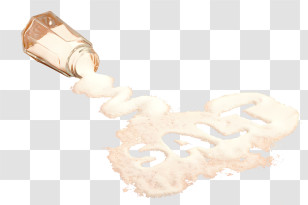 Salt - Spilled Salt From Shaker Illustration Transparent PNG