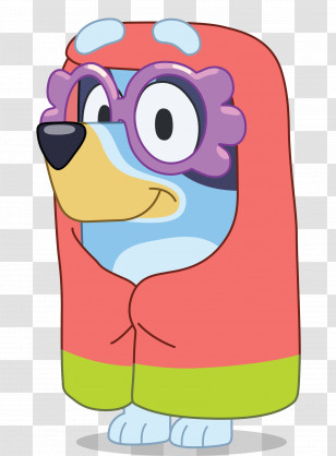 Bluey - Cartoon Dog In Costume Transparent PNG