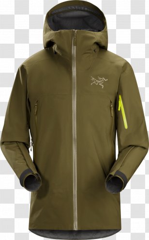 Jacket Arc'teryx Ski Suit Gore-Tex Hoodie - Hood Transparent PNG