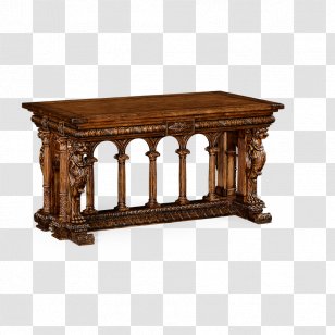 Table Renaissance Architecture Interior Design Services Furniture - Library Transparent PNG