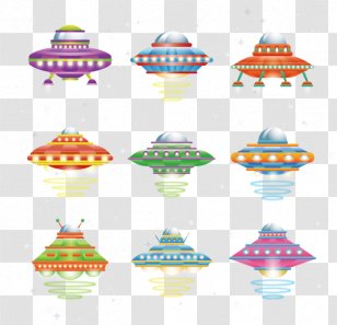 Cartoon Outer Space Spacecraft Euclidean Vector Icon - Royaltyfree - UFO Material Transparent PNG