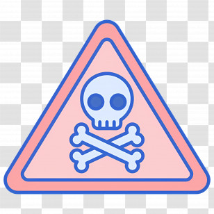 Poison Symbol - Skull Warning Sign Illustration Transparent PNG