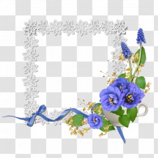 Picture Frames Floral Design Molding Clip Art - Flora - Cut Flowers Transparent PNG