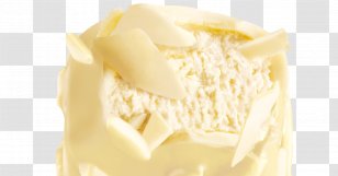 White Chocolate Ice Cream Magnum Flavor - Dairy Products - Almond Transparent PNG