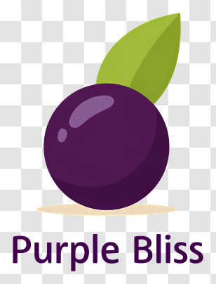 Purple Bliss Logo - Purple Bliss Berry Logo Transparent PNG