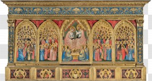 Baroncelli Chapel Polyptych Basilica Of Santa Croce Photography - Altar - Painting Transparent PNG