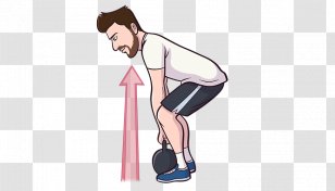Physical Fitness Kettlebell Exercise Personal Trainer Deadlift - Watercolor Transparent PNG