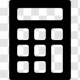 Calculation Silhouette - Monochrome Transparent PNG