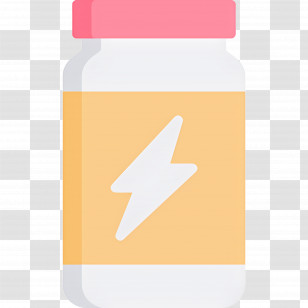Energy Drink - Energy Drink Bottle With Lightning Bolt Transparent PNG