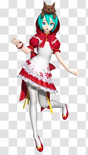 Hatsune Miku Little Red Riding Hood Vocaloid Cosplay Transparent PNG