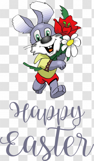 Happy Easter Day Easter Day Blessing Easter Bunny Transparent PNG