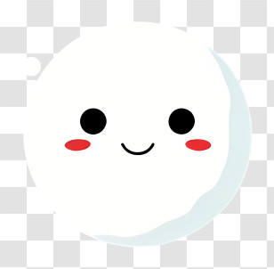 Emotes - Cute Smiling Cartoon Face Transparent PNG