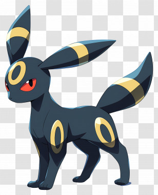 Pokemon Umbreon - Umbreon Pokemon Character Transparent PNG