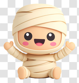 Cute Cartoon Mummy - Cute Baby Mummy Cartoon Transparent PNG